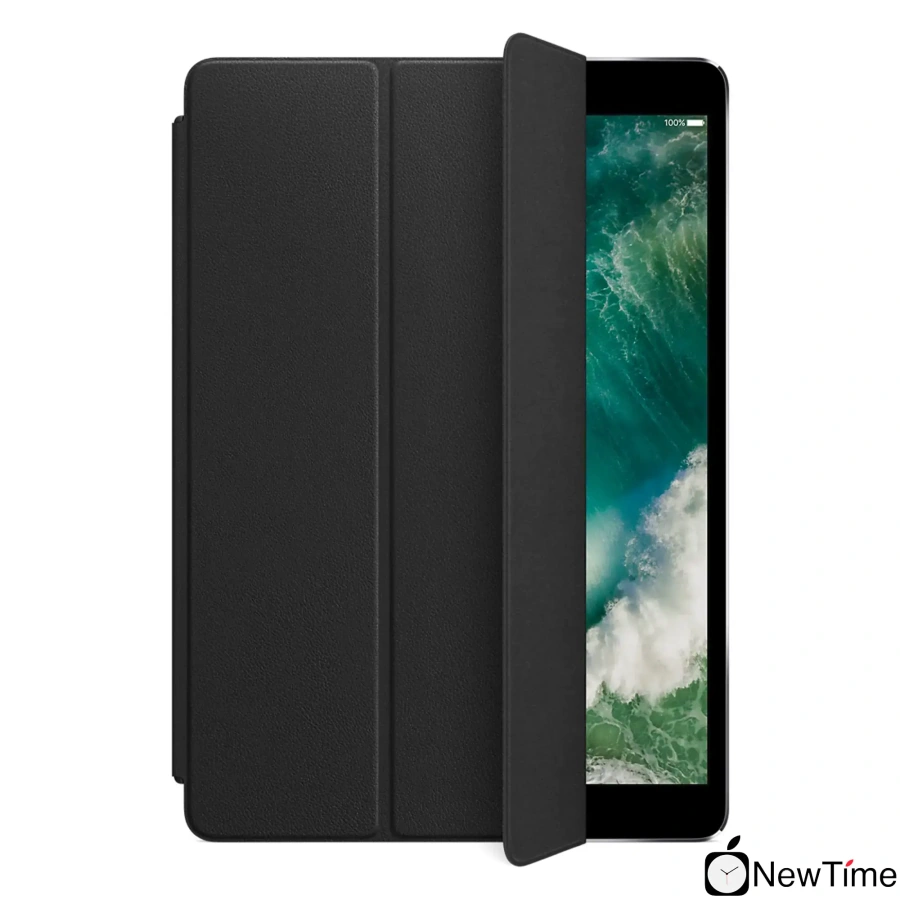 Apple Leather Smart Cover for iPad 7 10.2"/Air 3/Pro 10.5" - Black (MPUD2)
